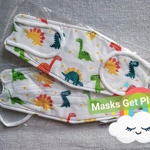 KN95 Dinosaurs Kids Masks - (40 pieces in 1 box) for kids 4-10 years old